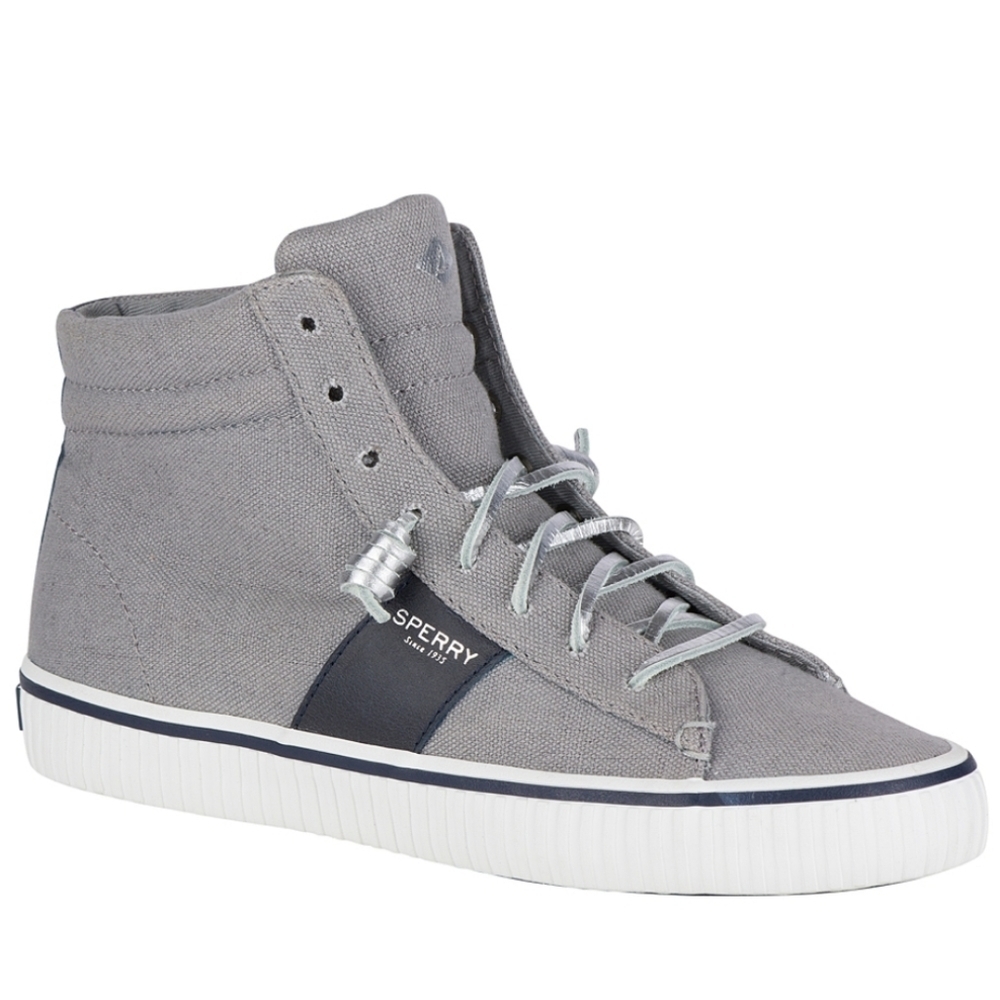 Sperry Rave Verge Hi-Top Sneaker Grey Size 9.5